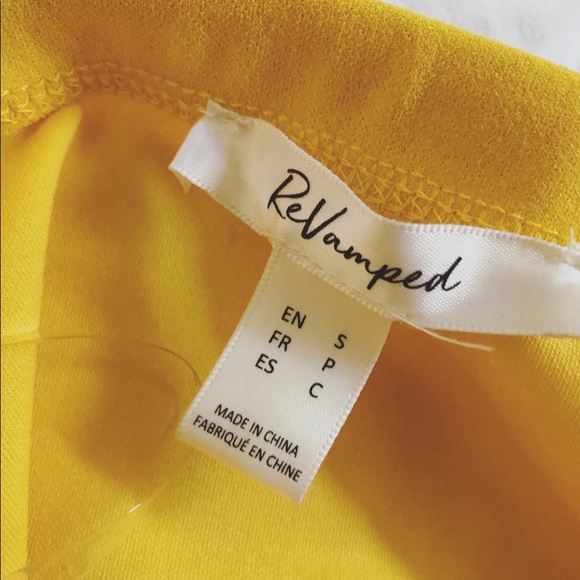 Yellow Mini Dress - Picture 2 of 2